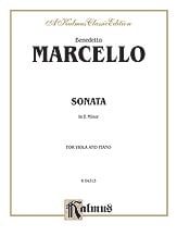 SONATA IN E MINOR VIOLA/PIANO cover